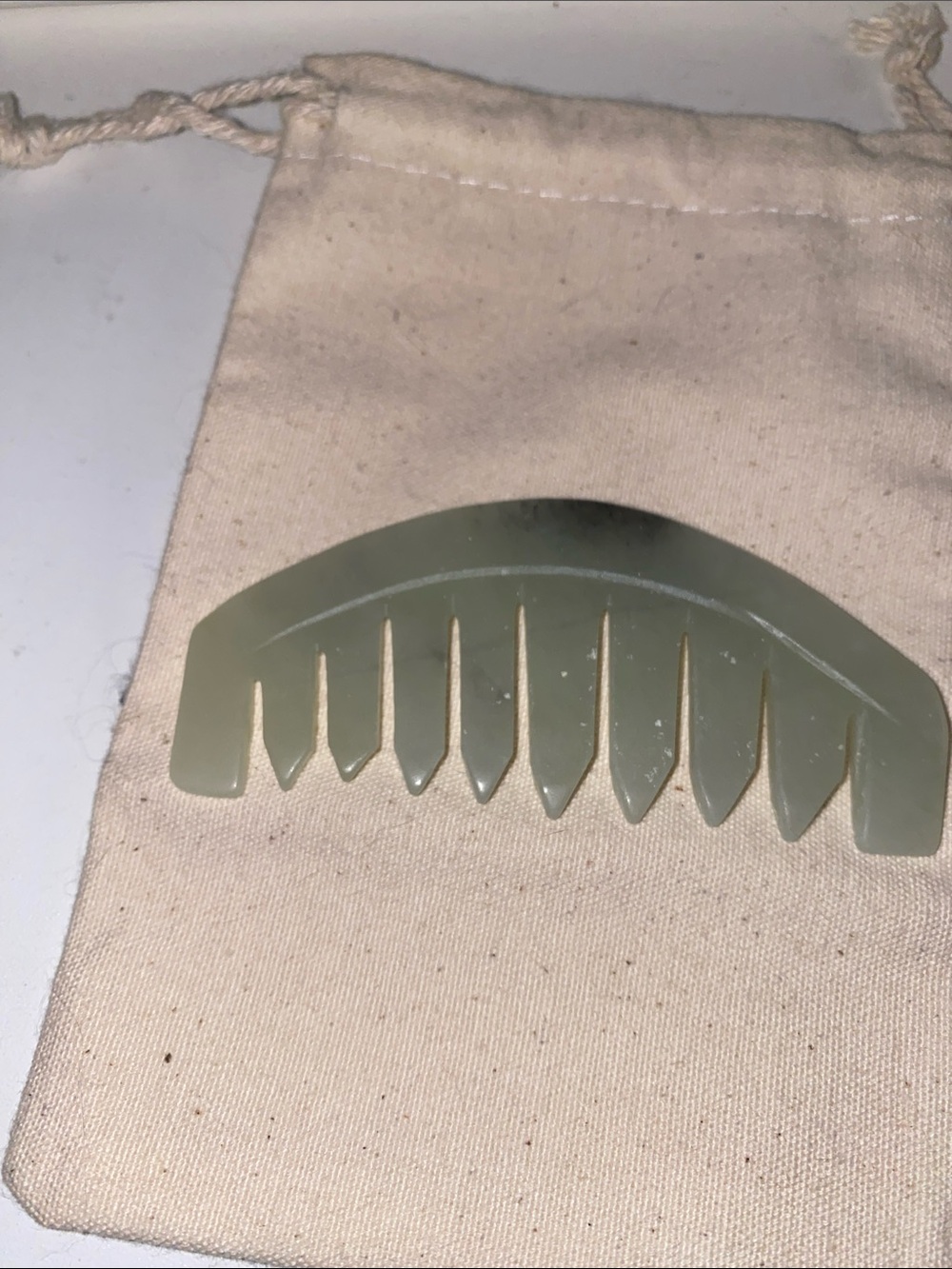 Jade Gua Sha Comb